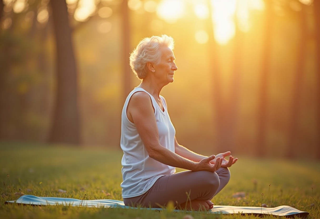 Медитація в затишному залі